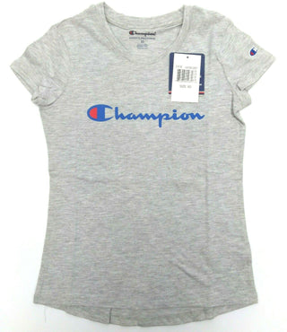 Champion Girls' T-shirt High Low Classic Pullover Short Sleeve Crew Neck Top