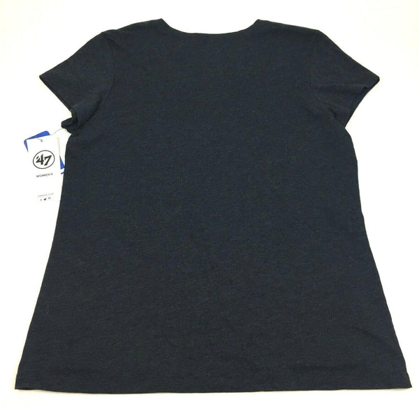 NBA Women's Washington Wizards Club '47 V-Neck Cap Sleeve Tee Fall Navy X Large