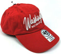 Washington Nationals '47 Cap Clean Up Adjustable Women's Hat Red