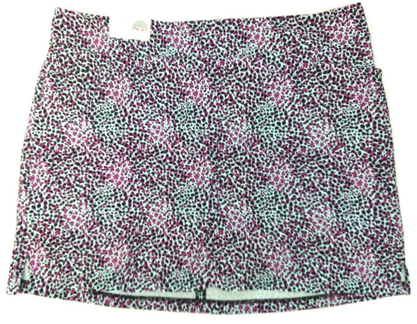 Lady Hagen Women's Golf Skort Mini Plus Size Sea Animal Print 20'' Leopard - 3X
