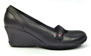 Merrell Women's Wedge Pumps Slip On Leather Comfort Shoes Petunia Mary Jane
