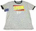 FIFA Russia World Cup Men's  T-Shirt Graphic Spain Soccer Team Grey XLarge New