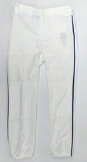 Mizuno Youth Premier Classic Fit Piped Baseball Pant White with Royal Piping