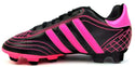 Adidas Kid's Football Shoes Goletto III Sparkle TRX FG Black Pink Size 1.5