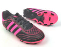 Adidas Kid's Football Shoes Goletto III Sparkle TRX FG Black Pink Size 1.5