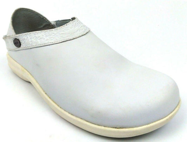 Sole Unisex Clogs Healthcare and Food Service Work Steady Star White Size 8 New