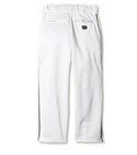 Wilson Men's Baseball Pants Classic Relaxed Fit Piped with 2 Snap Closure