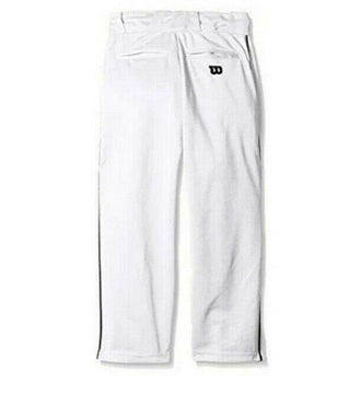 Wilson Men's Baseball Pants Classic Relaxed Fit Piped with 2 Snap Closure