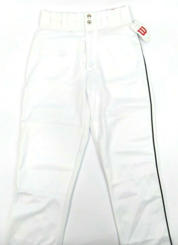 Wilson Men's Baseball Pants Classic Relaxed Fit Piped with 2 Snap Closure