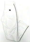 Wilson Men's Baseball Pants Classic Relaxed Fit Piped with 2 Snap Closure