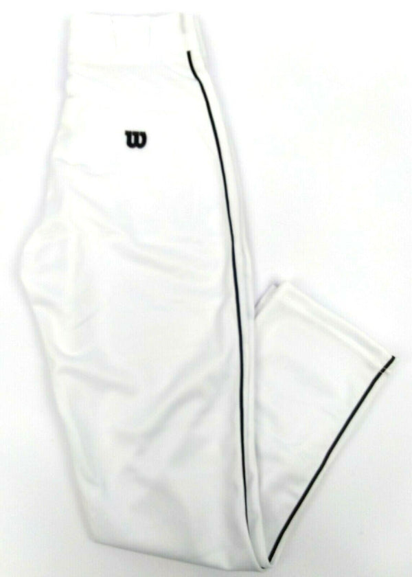 Wilson Men's Baseball Pants Classic Relaxed Fit Piped with 2 Snap Closure