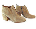 Franco Sarto Women's Boots Alfie Sandstone Leather Bootie Size 10 Medium