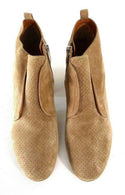 Franco Sarto Women's Boots Alfie Sandstone Leather Bootie Size 10 Medium