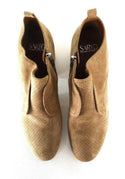 Franco Sarto Women's Boots Alfie Sandstone Leather Bootie Size 10 Medium