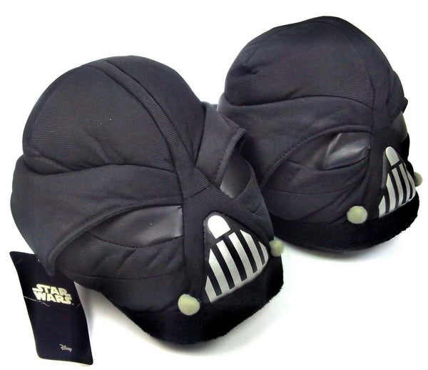 Star Wars Darth Vader Men's Plush Slippers Black Medium 8-9