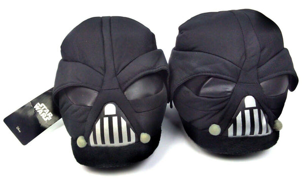Star Wars Darth Vader Men's Plush Slippers Black Medium 8-9