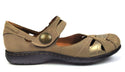 Cobb Hill Women's Flats Parker Mary Jane Casual Shoes Linen Full Grain Leather