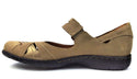 Cobb Hill Women's Flats Parker Mary Jane Casual Shoes Linen Full Grain Leather