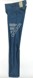 Adidas Women's Training Tights Climalite High Rise Long Tights Blue New