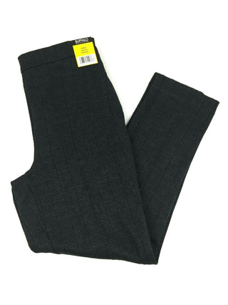 Buffalo David Bitton Women's Trouser Ankle Length Charcoal Stripe Pants Small
