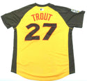 Majestic Men's Jersey MLB Angels Mike Trout 27 All Star American