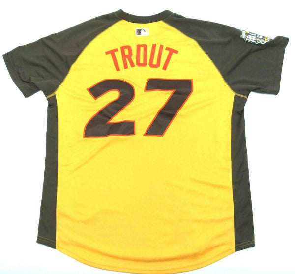 Majestic Men's Jersey MLB Angels Mike Trout 27 All Star American