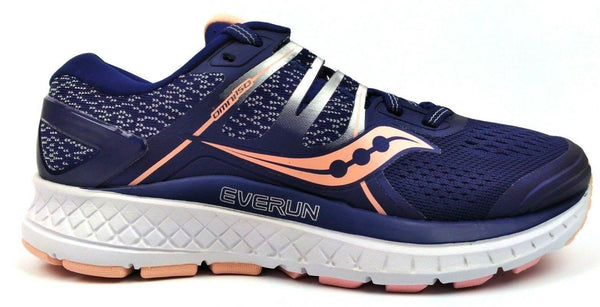 Saucony Women's Running Shoes Omni ISO Lace Up Navy Blush White Size 5 New