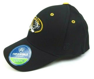 Top of the World Youth Hat Missouri Tigers the Rookie One-Fit Black OSFA