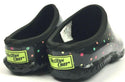 Western Chief Women's Garden Clogs Slip On Dazzling Dots Black Rubber