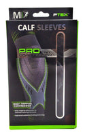 P-TEX PRO Knit Body Mapping Compression Calf Sleeve PTXC150 Black - Medium