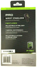 PTEX Wrist Stabilizer Adjustable Thermal Compression P-TEXWR200 Black Small