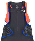 TYR Women's Sport Competitor Singlet Black Orange Blue Size Large