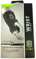 PTEX Wrist Stabilizer Adjustable Thermal Compression P-TEXWR200 Black Small