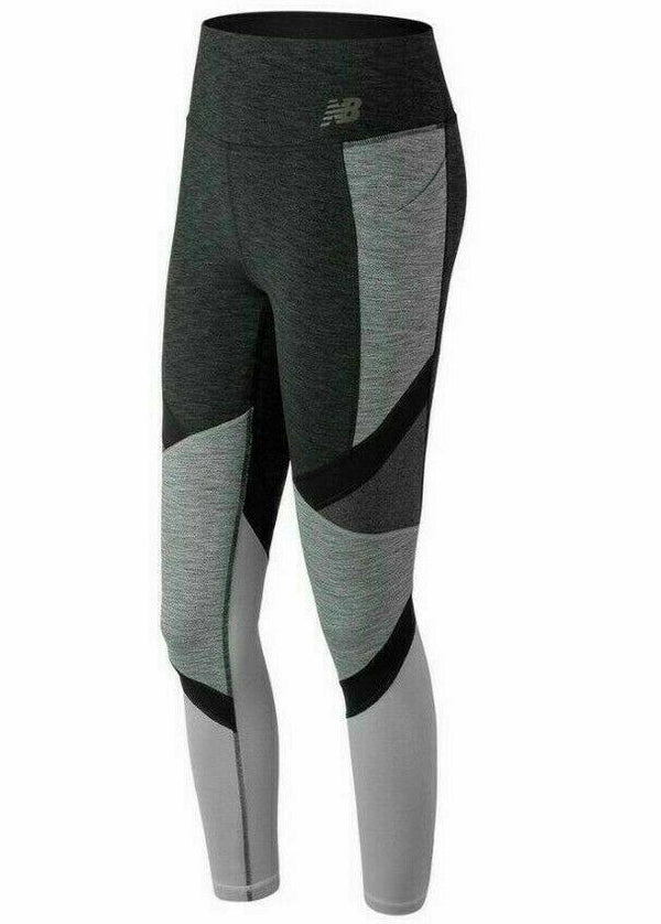 New Balance Women's Tights High Rise Transform Pocket Studio Workout Grey XS