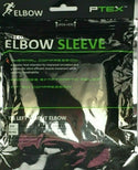 PTEX Elbow Sleeve Fitted Thermal Symptomatic Relief Compression Black - Medium