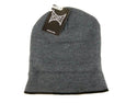 Tapout Winter Beanie Cuffed Striped Hat Charcoal Grey One Size