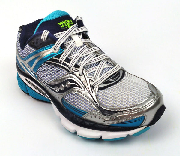Saucony Women's Running Shoes Stabil CS3 White Blue Navy Size 5 Wide New