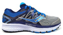 Saucony Women's Running Shoes Omni 16 Everun Tri Flex Outsole Grey Blue New