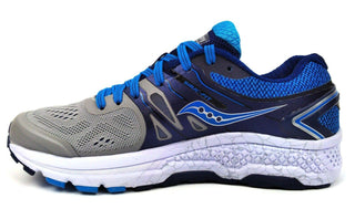 Saucony Women's Running Shoes Omni 16 Everun Tri Flex Outsole Grey Blue New
