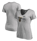 Golden Knights Women's T-Shirt Western Conference Champions Grey Large - New
