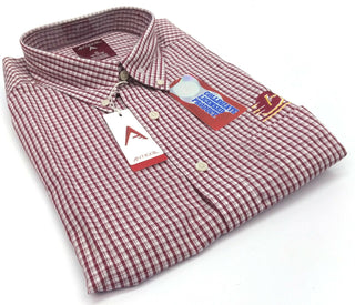 Antigua Men's Dress Shirt Associate Button Down Long Sleeve Checked XL New