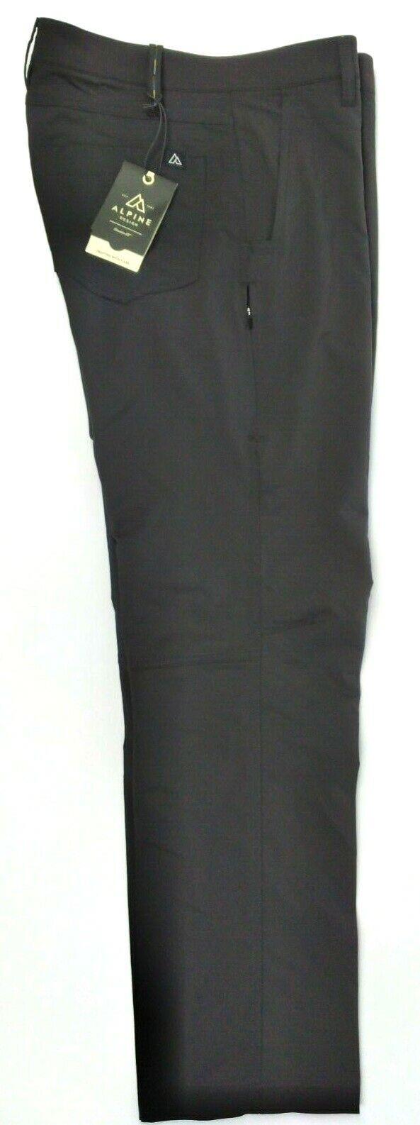 Alpine Design Men's Pants Trail Head Tech Charcoal Brown - Size 40"