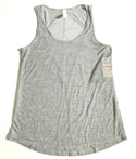 Women's Tank Top Ideology Activewear Perf Grey Whisper Size X-Small New