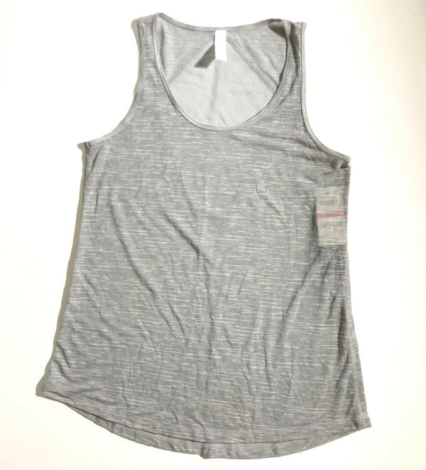 Women's Tank Top Ideology Activewear Perf Grey Whisper Size X-Small New