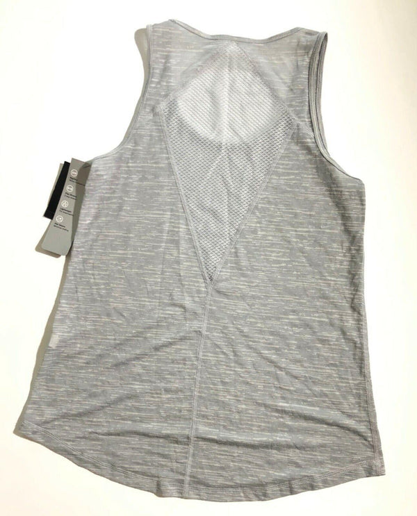 Women's Tank Top Ideology Activewear Perf Grey Whisper Size X-Small New
