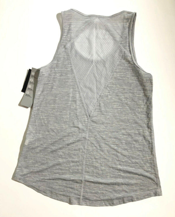 Women's Tank Top Ideology Activewear Perf Grey Whisper Size X-Small New