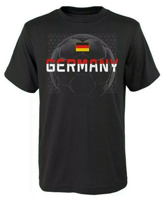 Kid's Unisex Outerstuff Germany Penalty Kick Youth Short Sleeve T-Shirt New