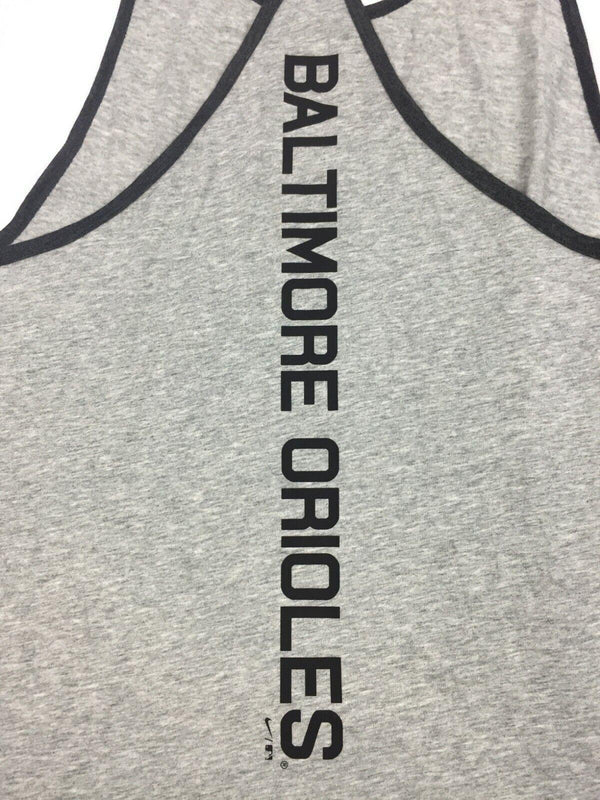 Women's Baseball Tank Top Nike Baltimore Orioles Sleeveless Vest Grey