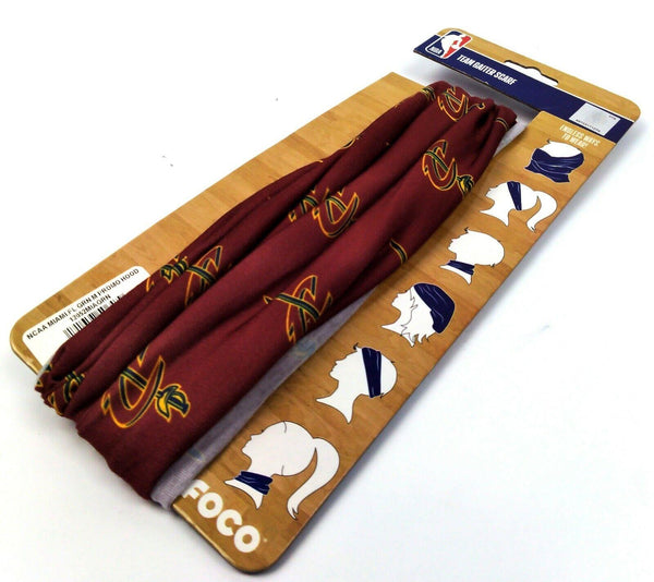 FOCO NBA Team Multiuse Fans Scarf Neck Gaiter Printed - Unisex Adult