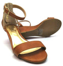 Thalia Sodi Women's Areyana Open Toe Casual Platform Sandals Cognac Size 6.5M
